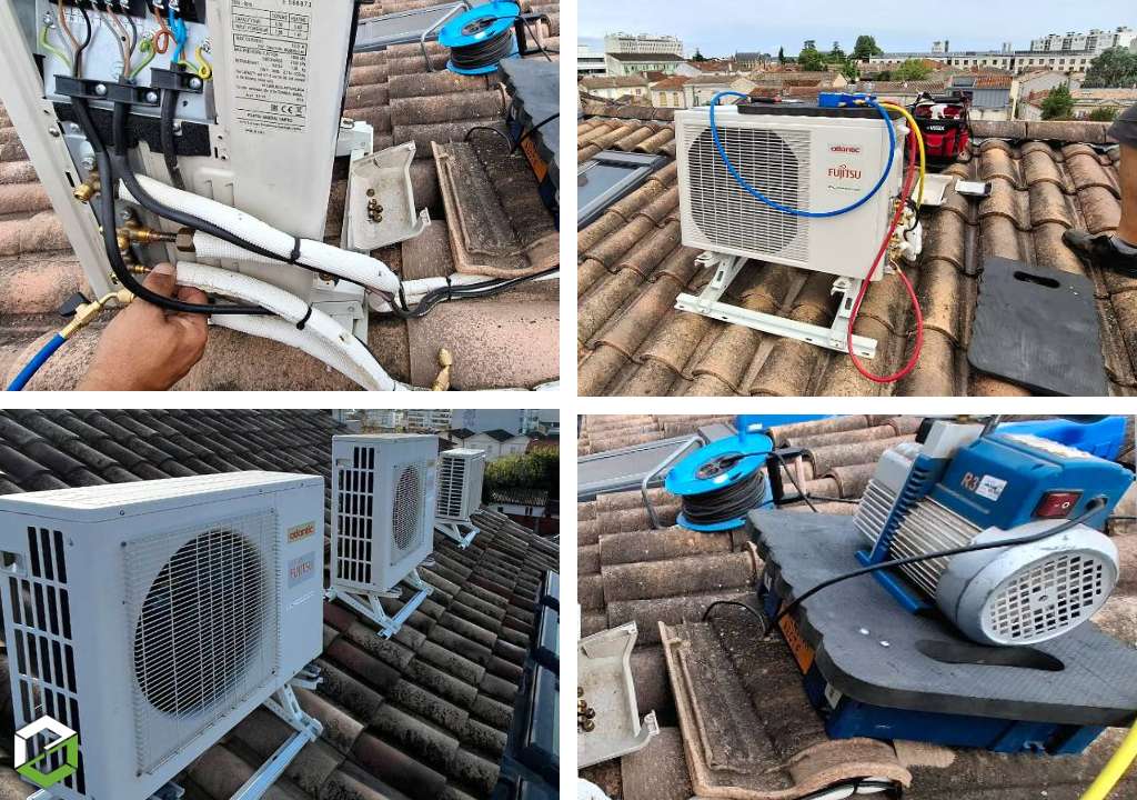 Entretien, dépannage et réparations d'une climatisation réversible par pompe à chaleur Air-Air Atlantic - certifié RGE-Gironde (33)