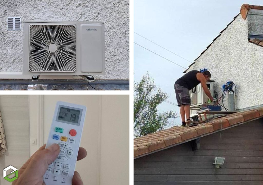 Installation climatisation réversible Atlantic par un artisan certifié RGE-Gironde (33)