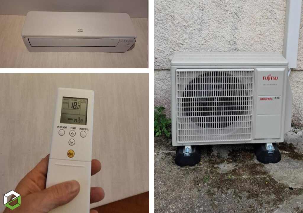 Installation RGE climatisation et chauffage réversible Atlantic, PAC Air-Air modèle TAKAO M3-Gironde (33)