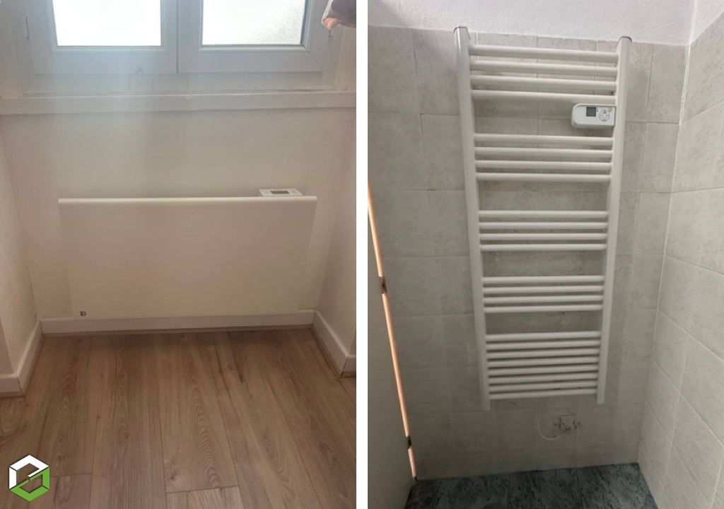 AEG Aquitaine - Electric Renov Énergies : Remplacement de radiateurs électriques par des radiateurs chaleur douce à inertie sèche