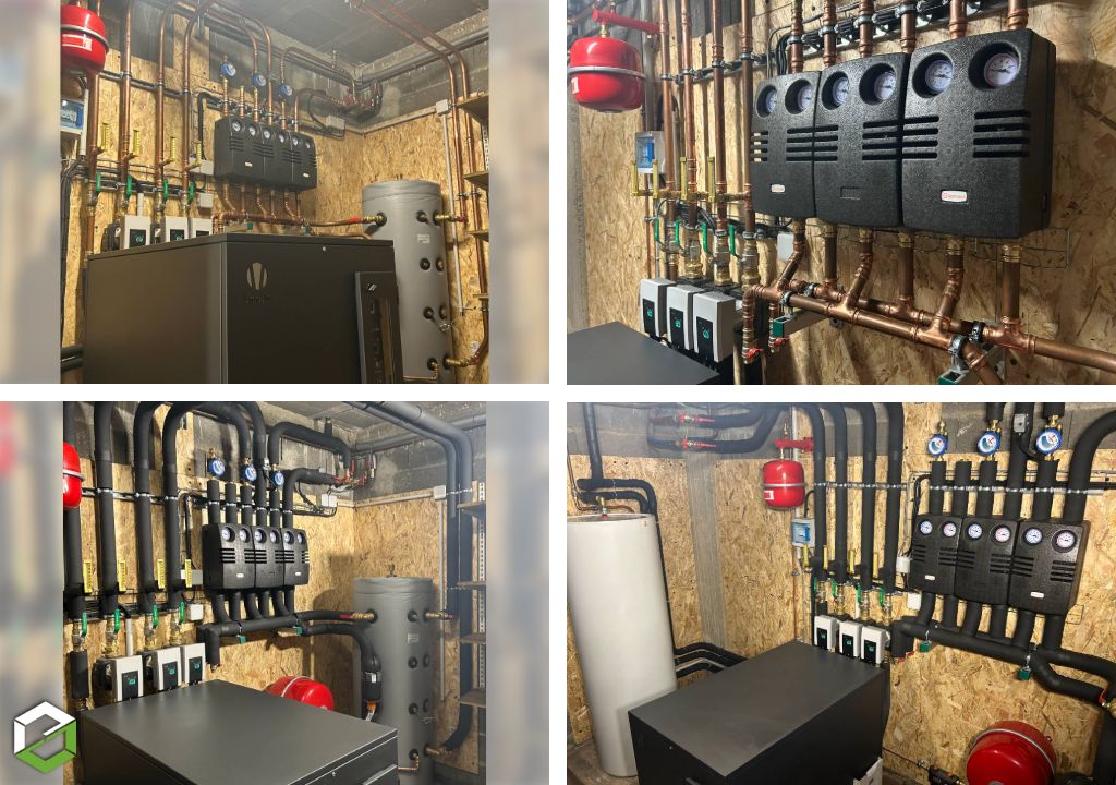 Chauffage Confort Chapelain : Installation d'une pompe à chaleur Géothermique LEMASSON en remplacement d'une chaudière fioul - Maître Artisan RGE Qualipac