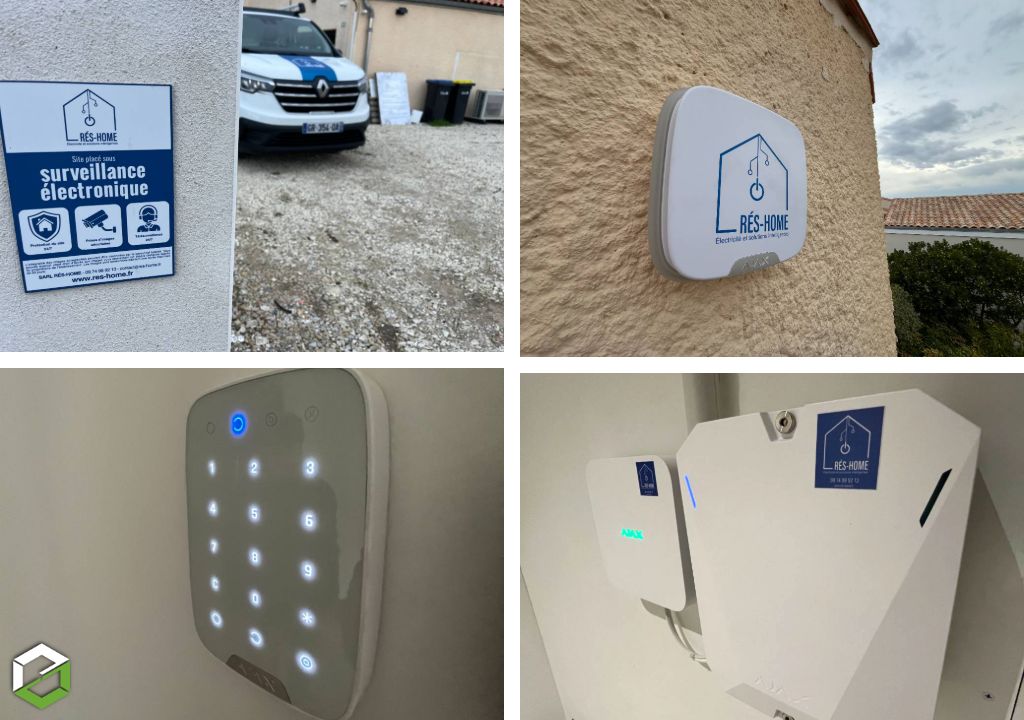Consultez la chantier : installation d'une alarme ajax filaire (fibra) : la haute sécurité sur mesure pour votre maison ou votre commerce