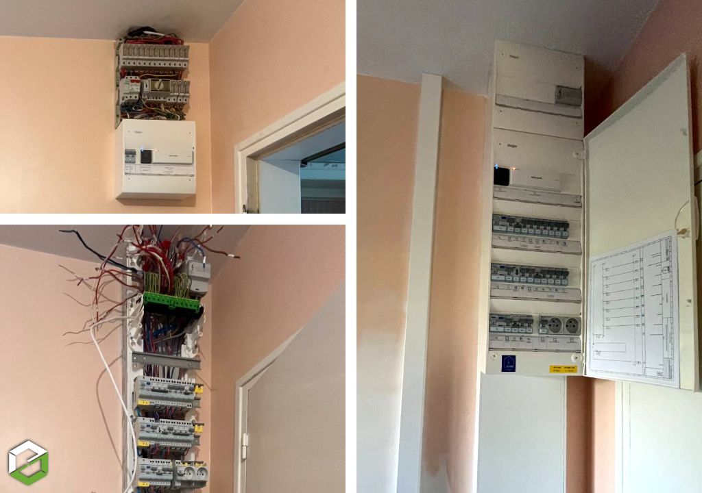 rénovation tableau électrique triphasé : mise en sécurité complète