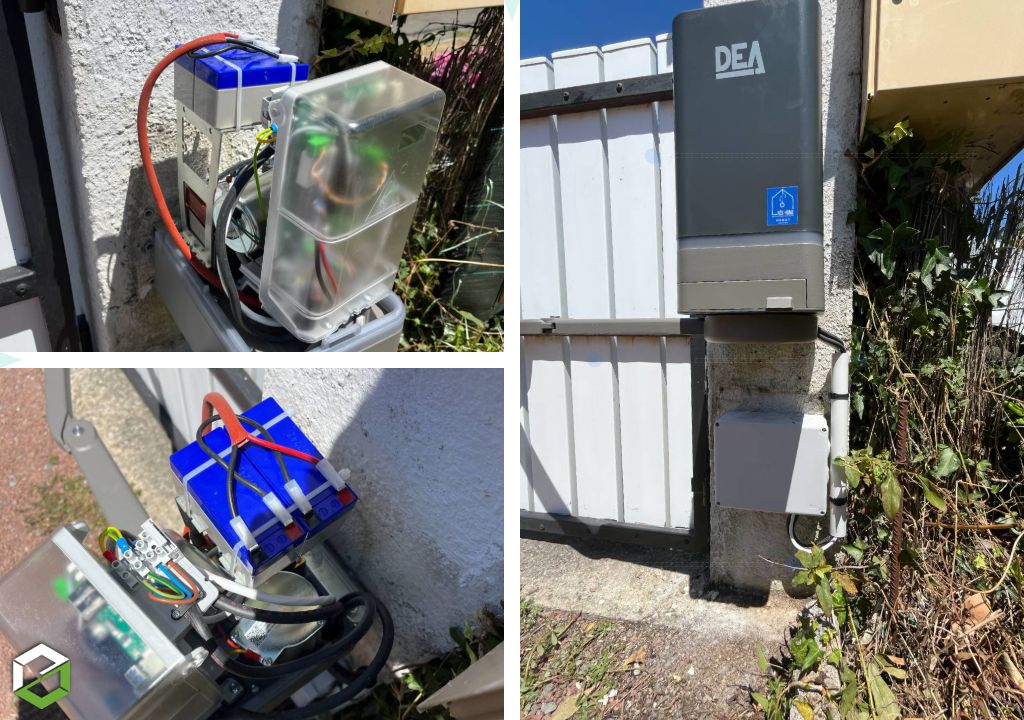 Consultez la chantier : motorisation de portail avec dea system