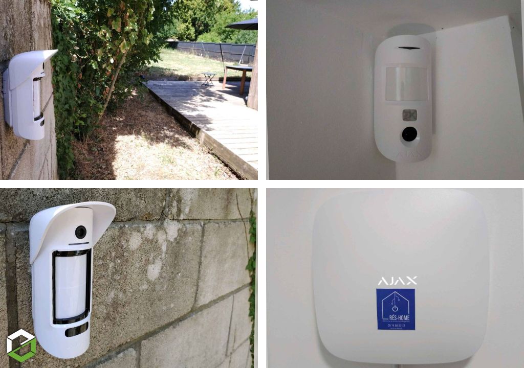 Installation système d'alarme AJAX - Protection extérieure : Déclenchement alarme dès le jardins - Option télésurveillance