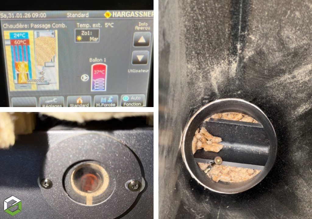 Dépannage chaudière à granulés de bois Hargassner Nano PK