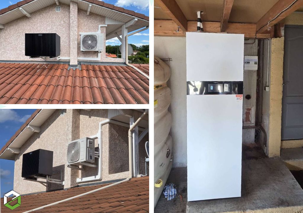 Consultez la chantier : remplacement d’une chaudière fioul par une pompe à chaleur viessmann vitocal 222-s 8 kw