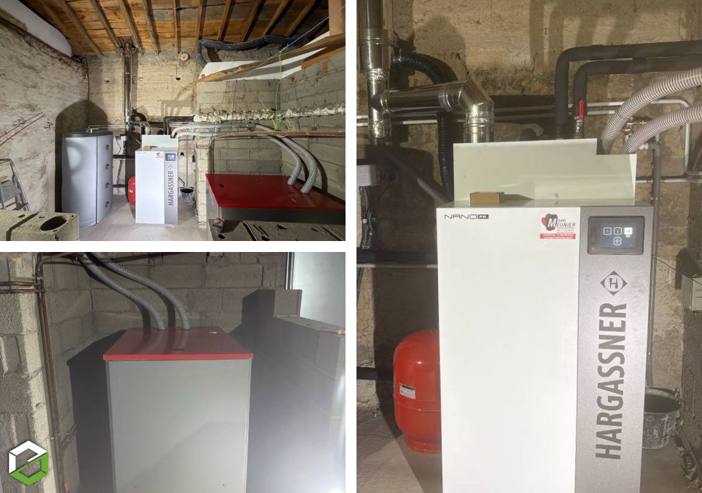 Consultez la chantier : installation d’une chaudière à granulés hargassner nano pk 15 - artisan rge qualibois 