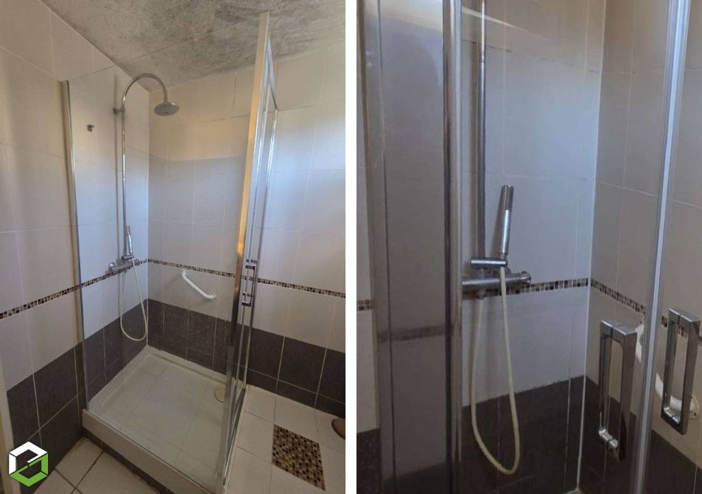 Installation de parois de douche