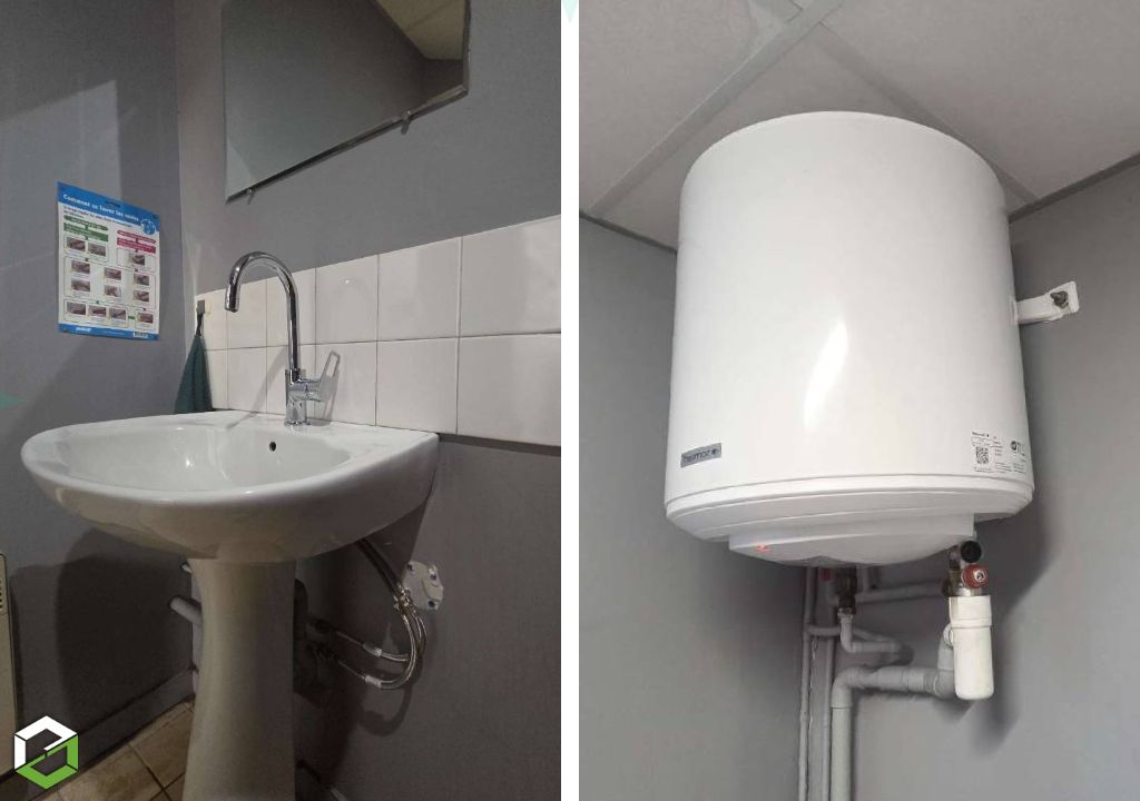 Remplacement d’un chauffe-eau et d’un mitigeur GROHE 