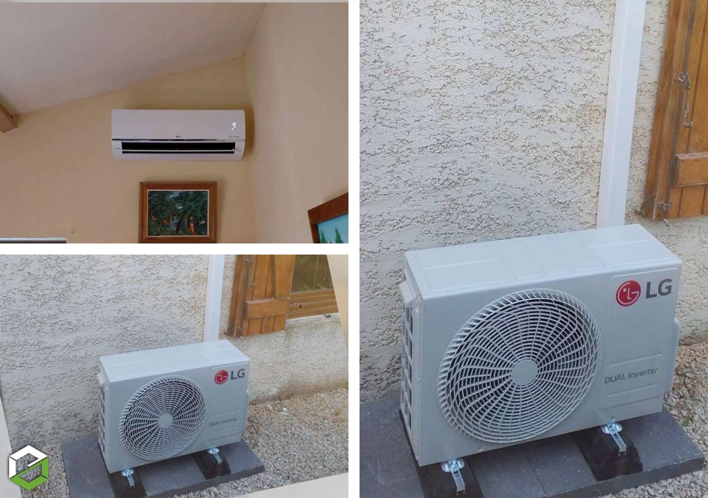 Installation d'une climatisation réversible LG -Saône et Loire (71)