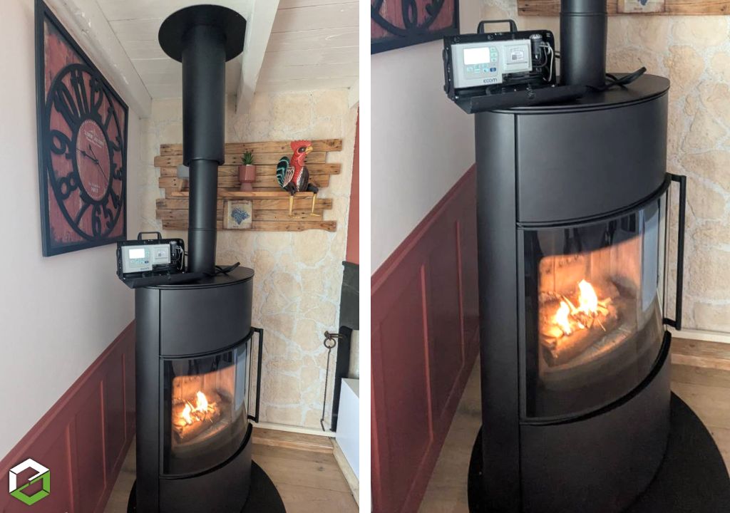 Ets Perreaut : Procédure de mesure de tirage sur cheminée bois 