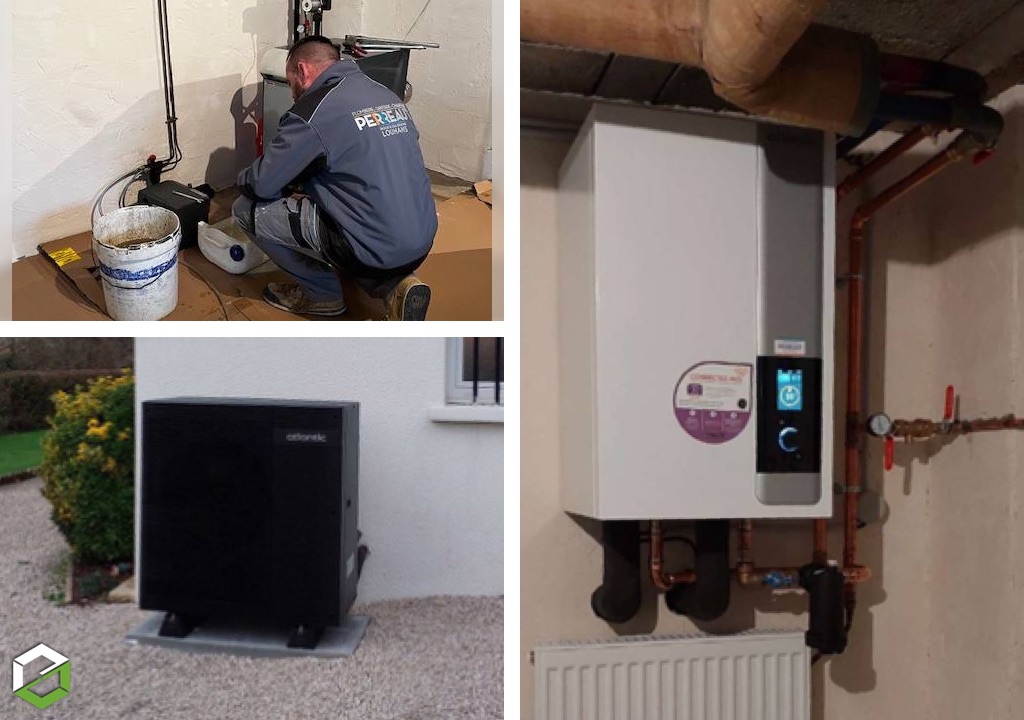 Remplacement d'une chaudière fuel par une pompe à chaleur air eau Atlantic-Jura (39)