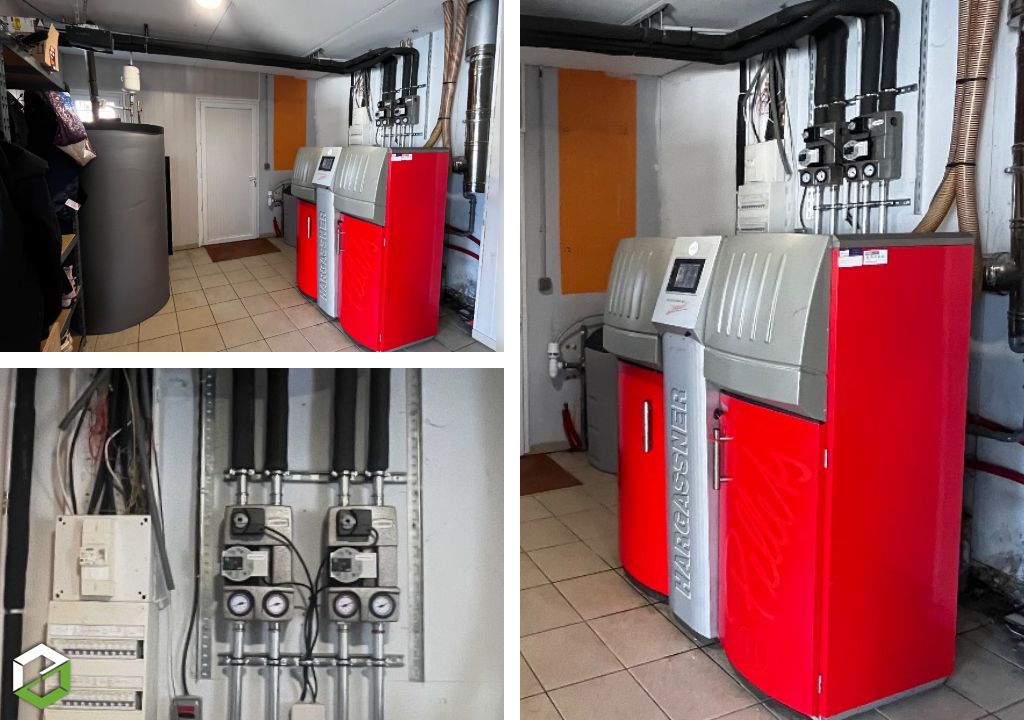 Sanitherm Isère : Remplacement de la panoplie hydraulique et ajout d'un ballon tampon combiné ECS 500 litres