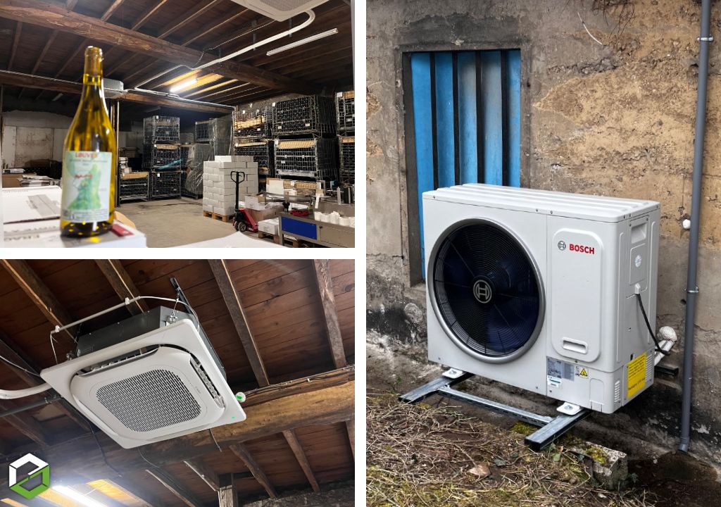 Installation d'une climatisation réversible type VRF BOSCH - RGE Qualipac-Isère (38)