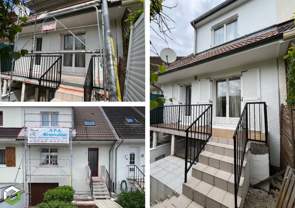 Imperméabilisation des façades et traitement peinture dessous de toit-Loiret (45)