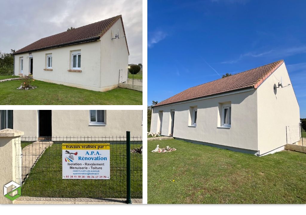 ITE, Ravalement façades et Traitement dessous de toit-Loiret (45)