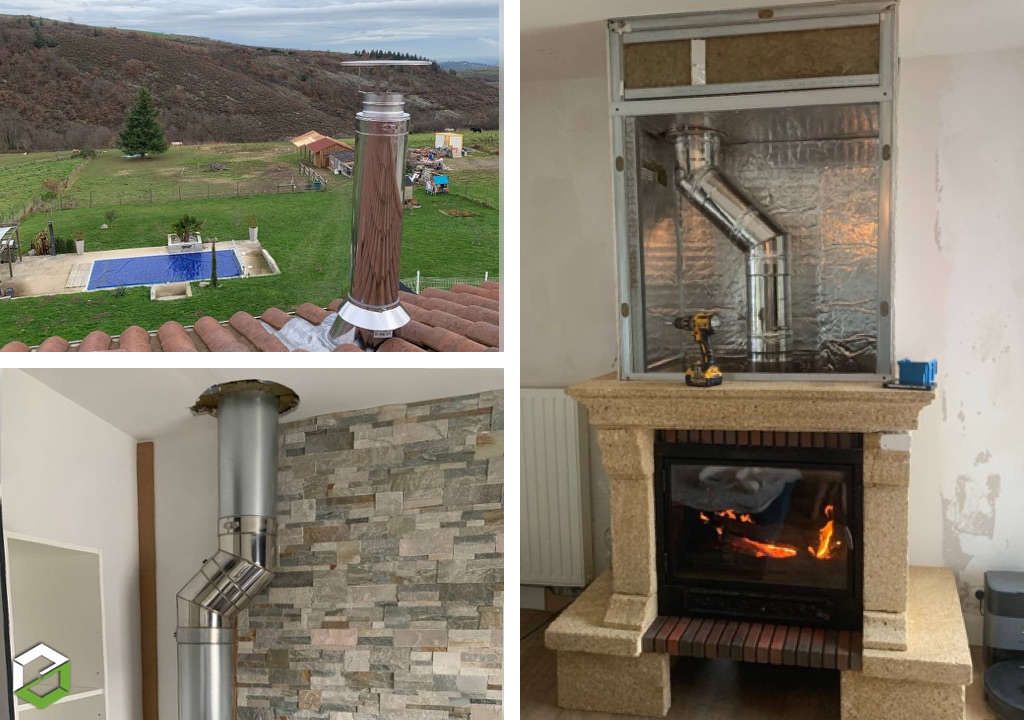 LM Plomberie : Installation d'un insert bois - Entreprise RGE QUALIBOIS 