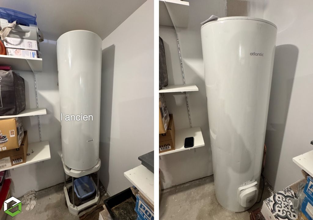 EURL Van-Den-Kerkhof Alexandre : Changement d'un chauffe eau électrique Atlantic 