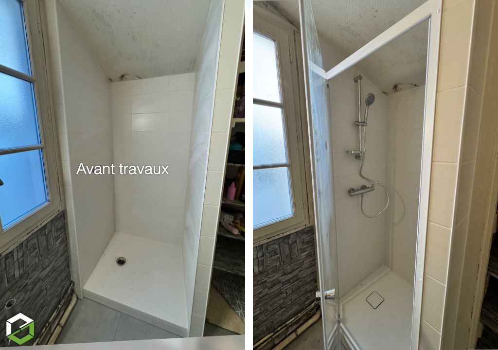 EURL Van-Den-Kerkhof Alexandre : Rénovation d'une salle de bain suite à un dégât des eaux 