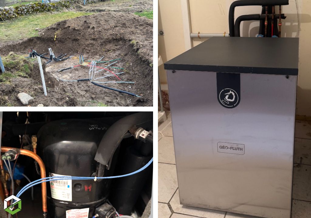 remplacement geothermie gaz-gaz de marque sofath