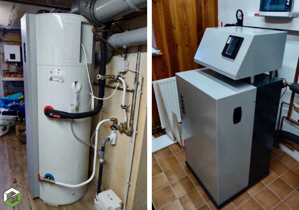 Remplacement d'une chaudière gaz par une pompe à chaleur géothermique ERSET sur nappe phréatique