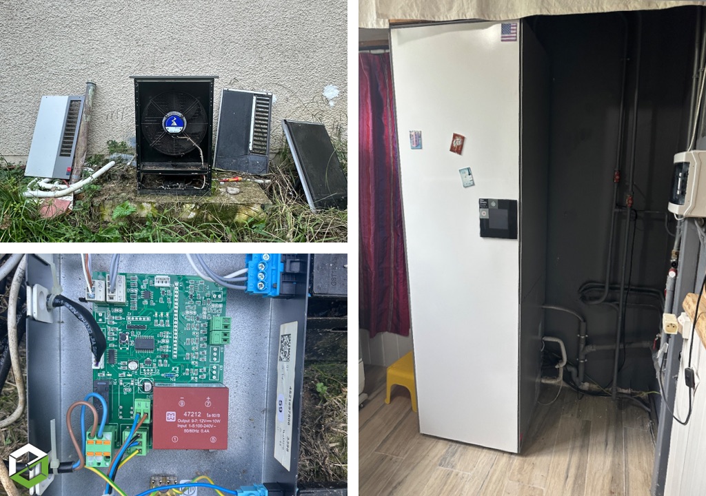 Dépannage pac air/eau Dimplex système M compact plus-Gers (32)