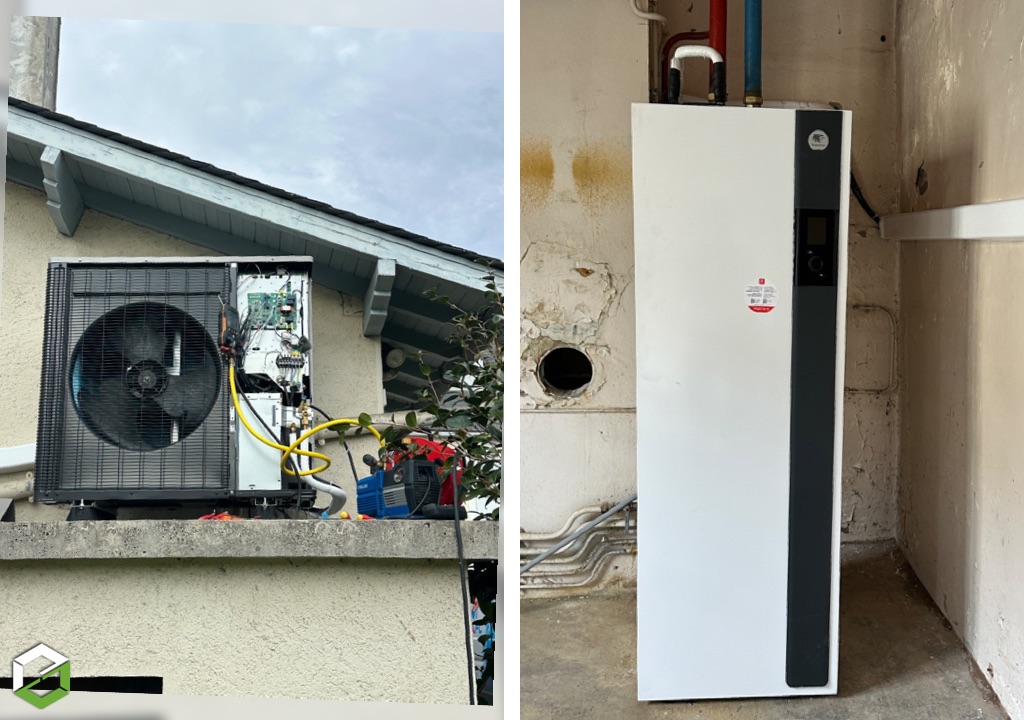 Mise en service d’une pompe à chaleur aerolia 2 duo Thermor -Pyrénées Atlantiques (64)