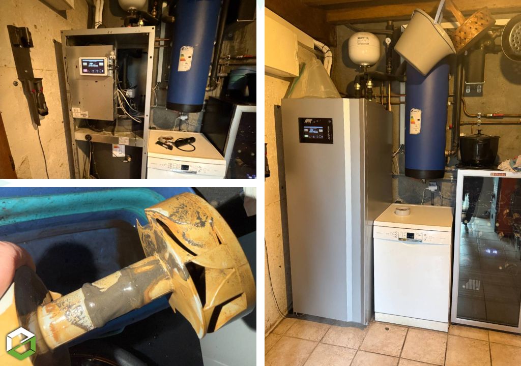 Entretien d'une PAC AIR EAU BAGUIO ZURAN IV de la marque ARKTEOS-Pyrénées Atlantiques (64)