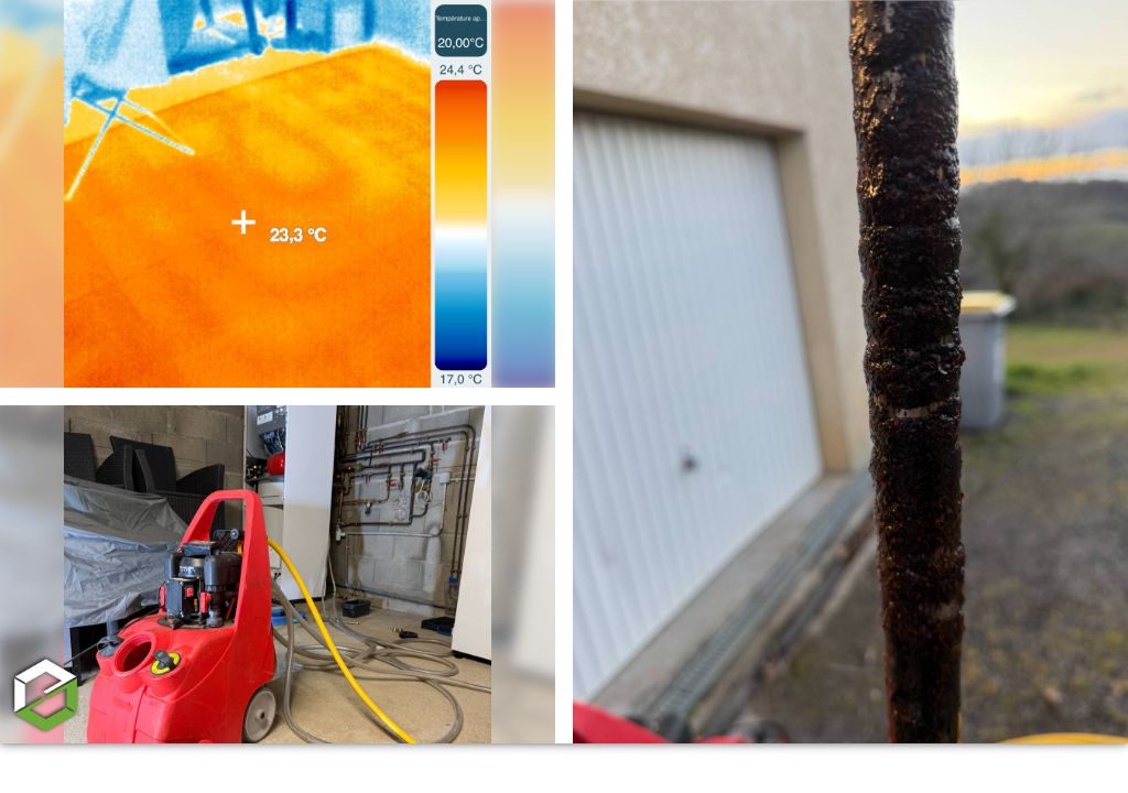 HL FROID CLIM : Entretien complet PAC air/eau Atlantic & désembouage plancher chauffant à Saint-Faust  proche de Pau