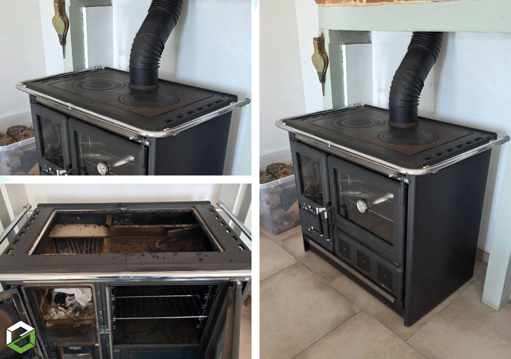 Entretien cuisinière bois bûches Nordica-Aisne (02)