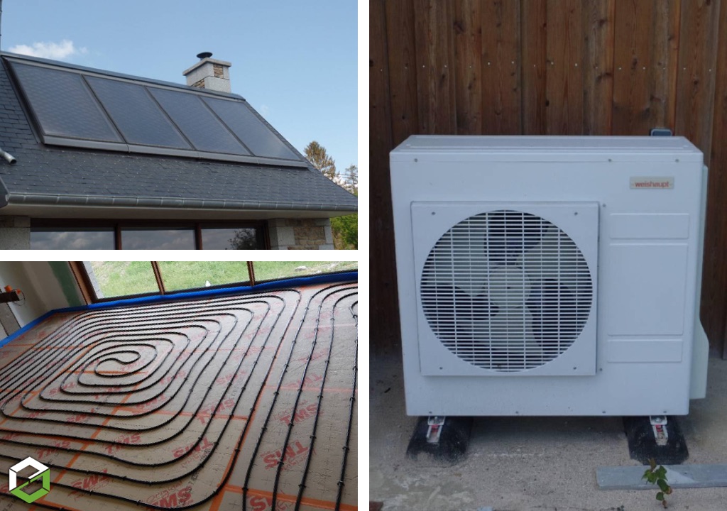 Lehericey : Installation d'un système solaire SSC WEISHAUPT sur toiture ardoises