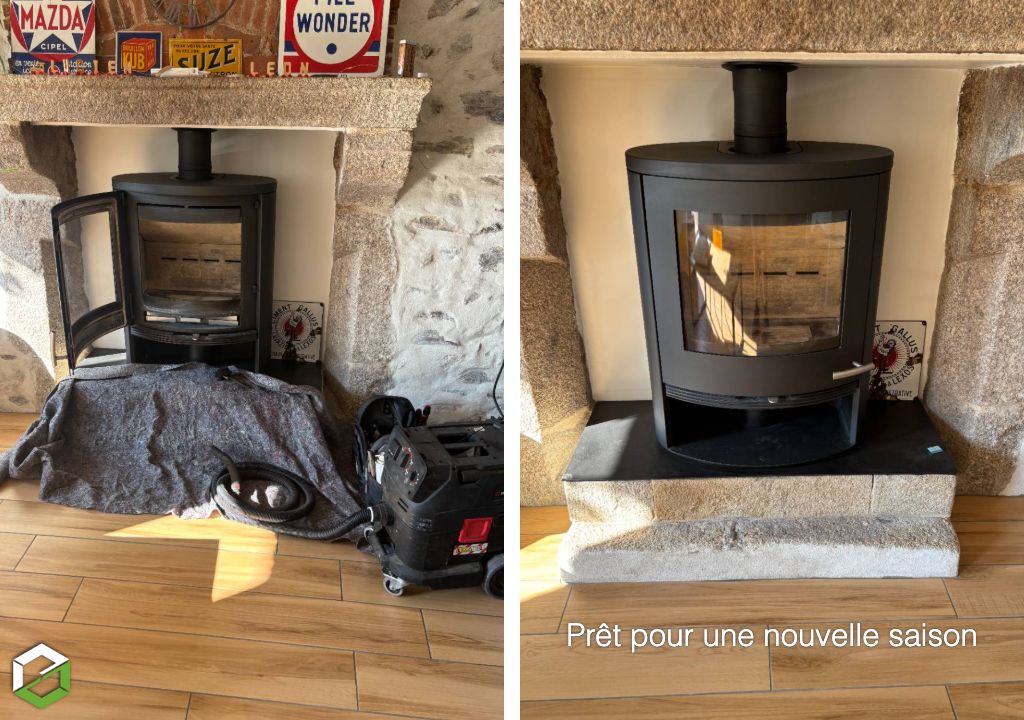 Entretien annuel poêle à bois Termatech 