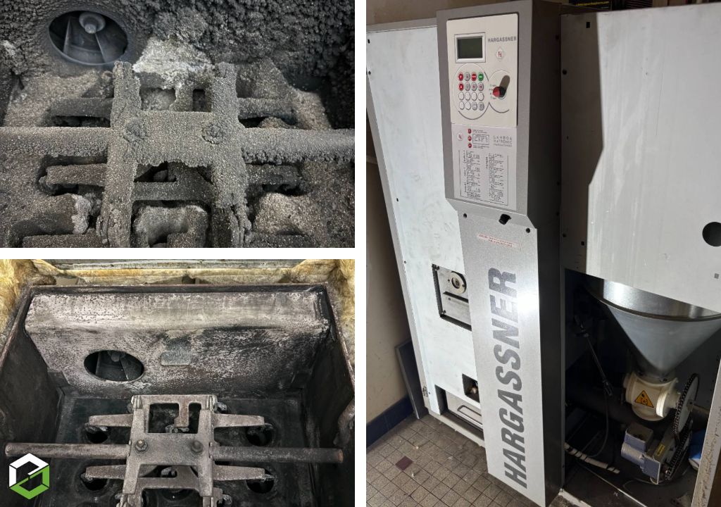 Ets JBF chantier de du Chauffage au BOIS et de la chaudière bois. Chauffagiste bois
 à Poitiers