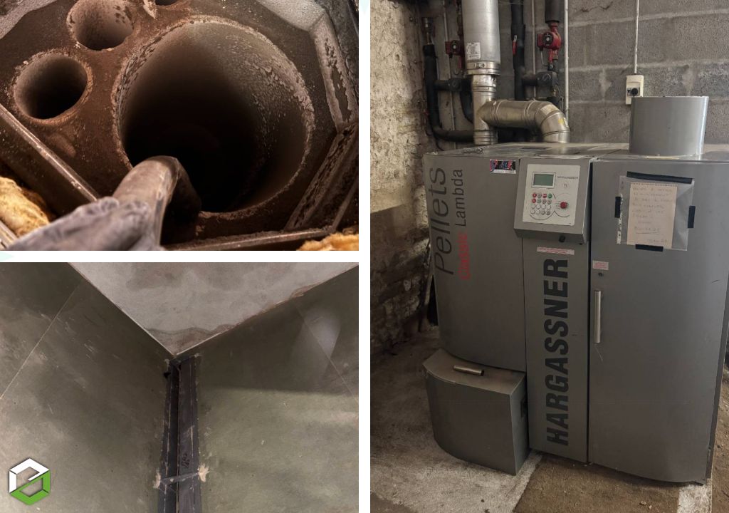 Consultez la chantier : entretien ramonage et nettoyage silo chaudière à granulés hargassner