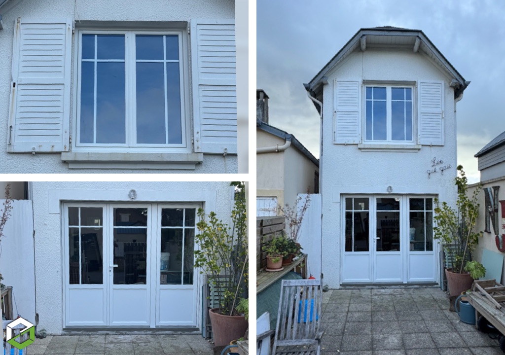 Pose de fenêtres et châssis composé en PVC-Manche (50)