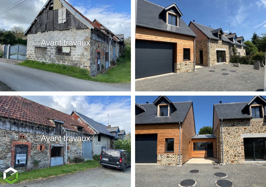 Consultez la chantier : rénovation globale complète d’une maison ancienne