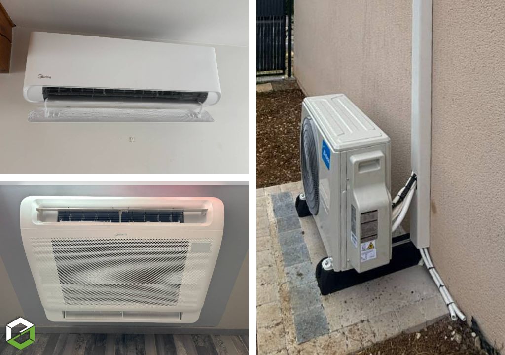 installation d'une climatisation réversible midea multisplit - rge qualipac