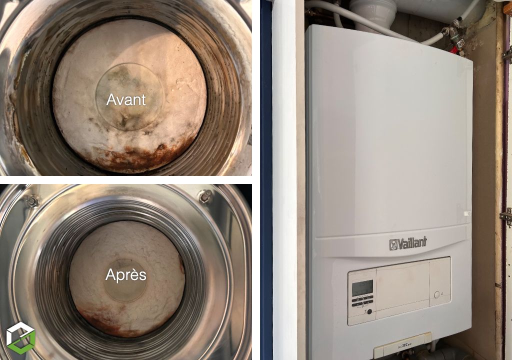 chauffagiste pour entretien d’une chaudière gaz vaillant