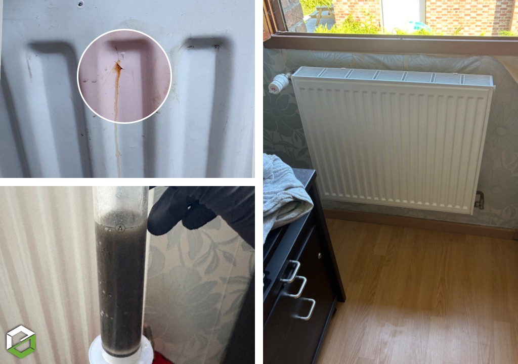 Pose de radiateurs : DomoBP remplace un radiateur percé et vous explique l'importance de la qualité de l'eau