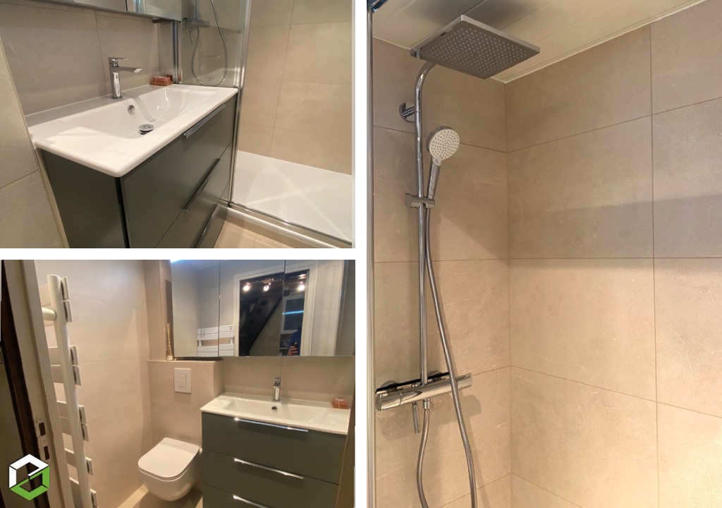 rénovation complète d'une salle de bain 