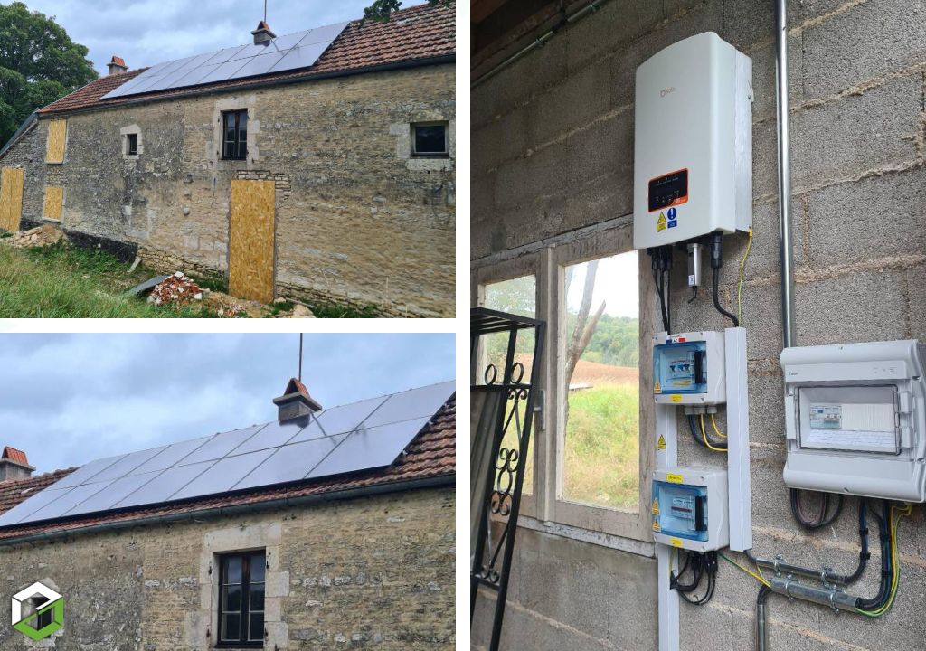 installateur rge qualipv : 14 panneaux dualsun avec onduleur monophasé