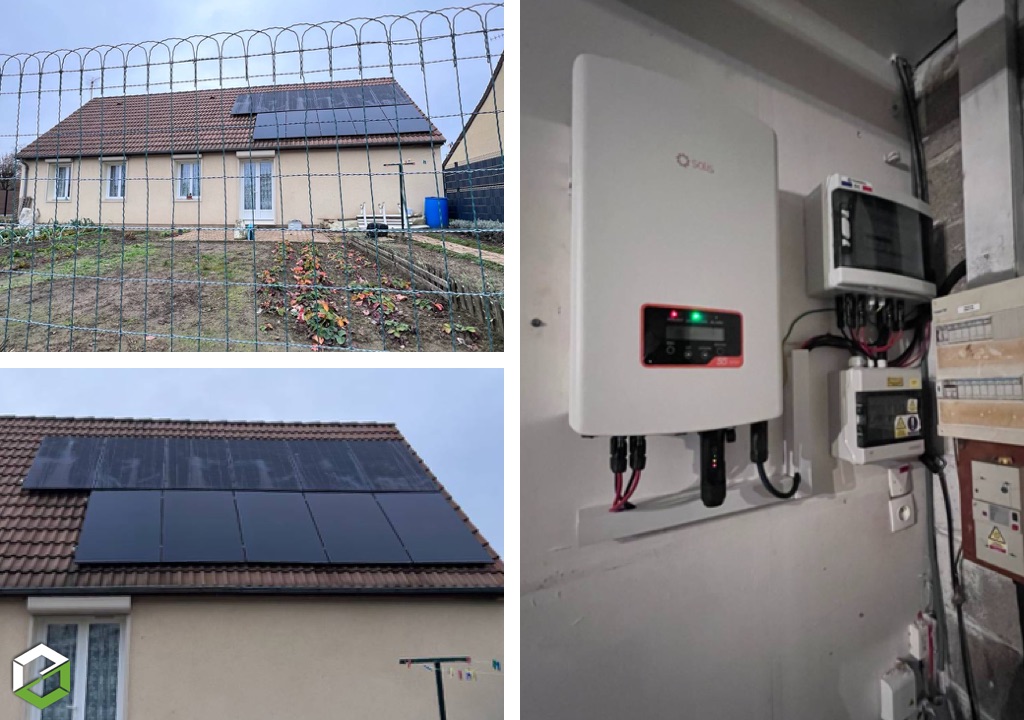 Consultez la chantier : rattrapage installation solaire et étanchéité : production multipliée par 2 pour moitié prix