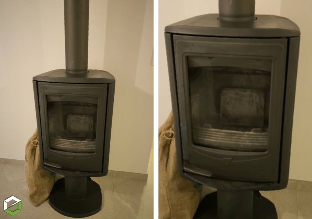 Pose poêle à bois 100 % fonte  : la solution idéale pour compléter votre PAC avec le poêle AURORE-Ain (01)