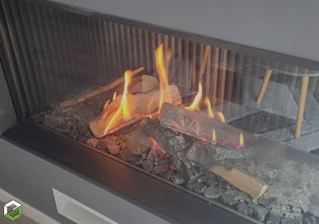 Installation d’une cheminée à gaz Seguin : confort moderne et design sur mesure-Rhône (69)