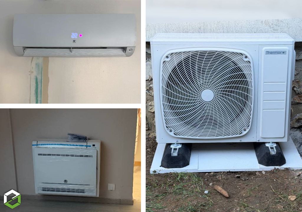 Installation d'une climatisation bi-split Thermor Nagano