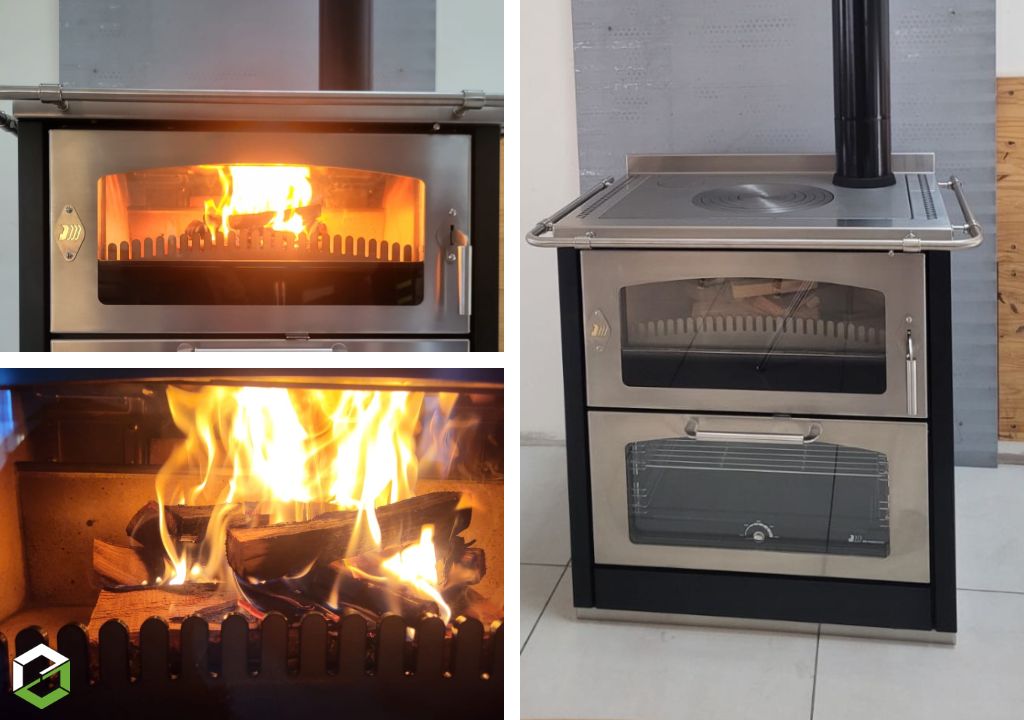 Capitaine Flamme : Installation d'une cuisinière à bois De Manincor