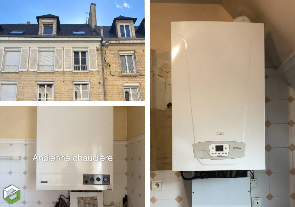 Consultez la chantier : remplacement de 4 chaudières gaz dans un immeuble