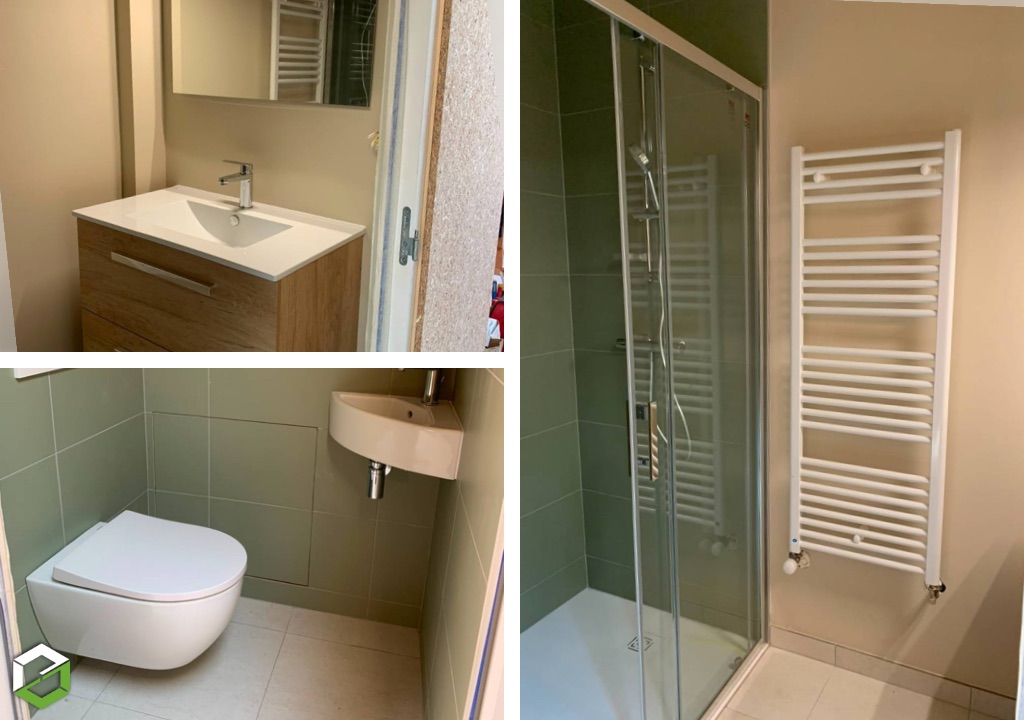 Consultez la chantier : ​✨ rénovation complète d’une salle de bain