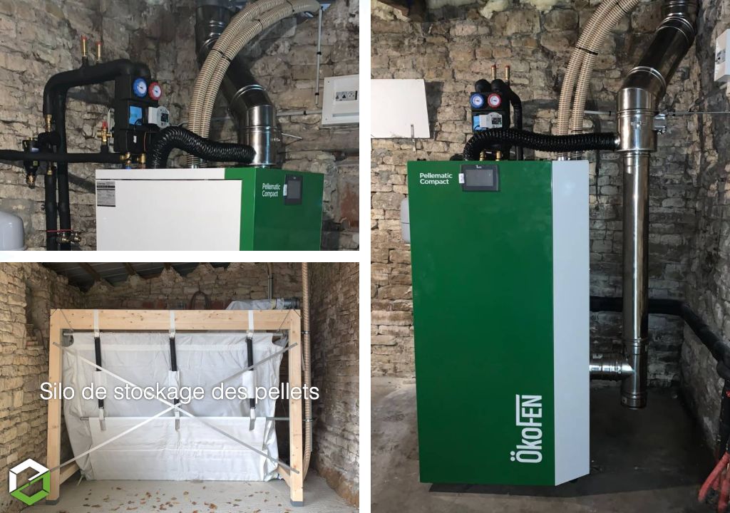 BLC CONFORT : Installation d’une chaudière à granulés ÖkoFEN Pellematic Compact